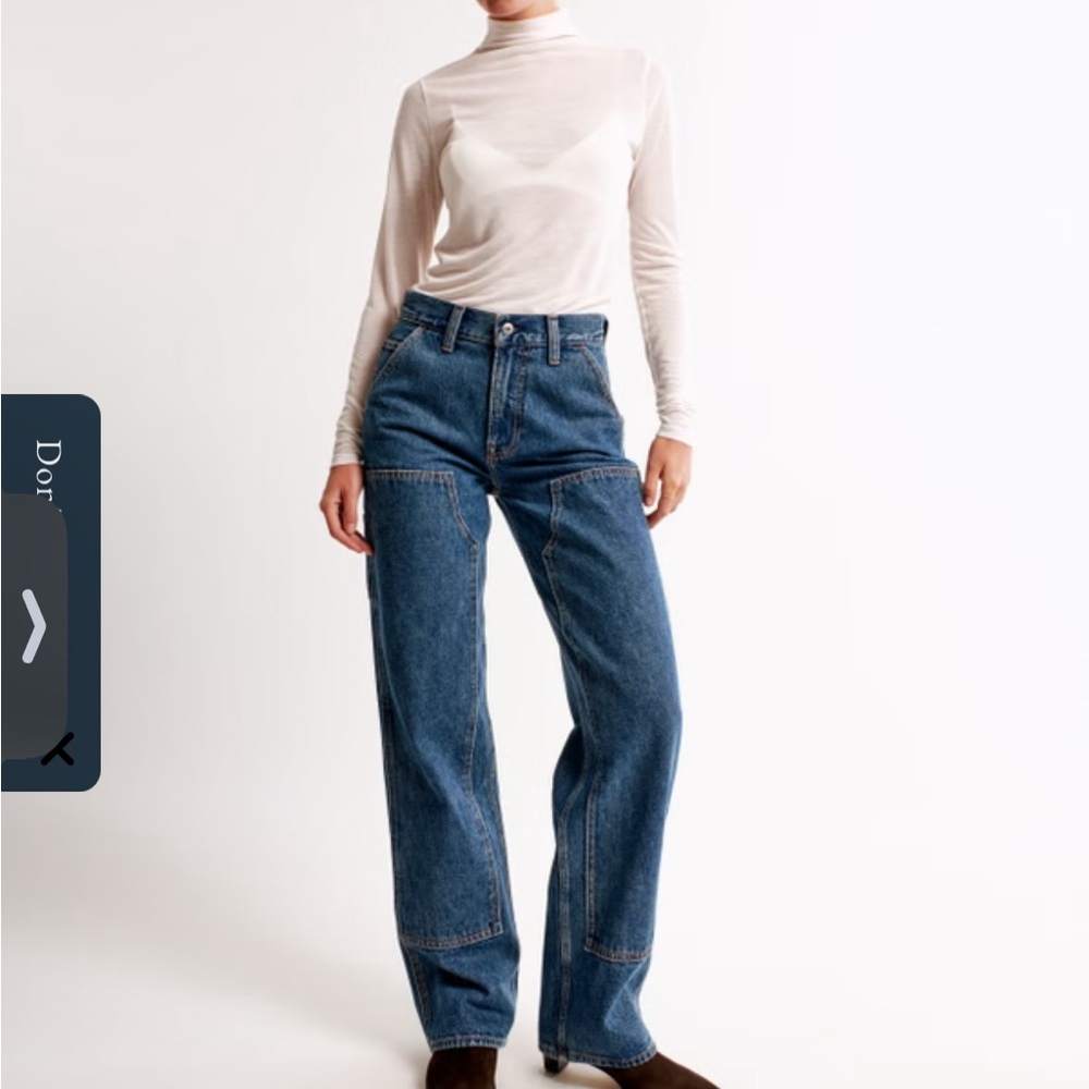 Abercrombie & Fitch Dark Blue Flare Jeans